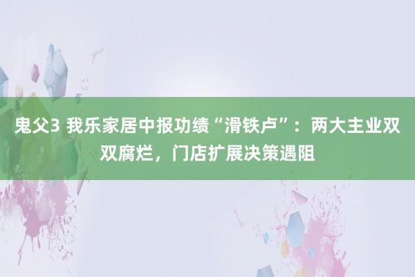 鬼父3 我乐家居中报功绩“滑铁卢”：两大主业双双腐烂，门店扩展决策遇阻