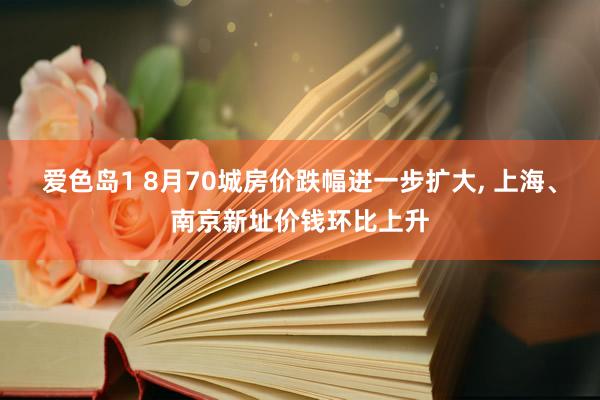 爱色岛1 8月70城房价跌幅进一步扩大， 上海、南京新址价钱环比上升