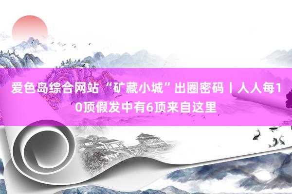 爱色岛综合网站 “矿藏小城”出圈密码丨人人每10顶假发中有6顶来自这里